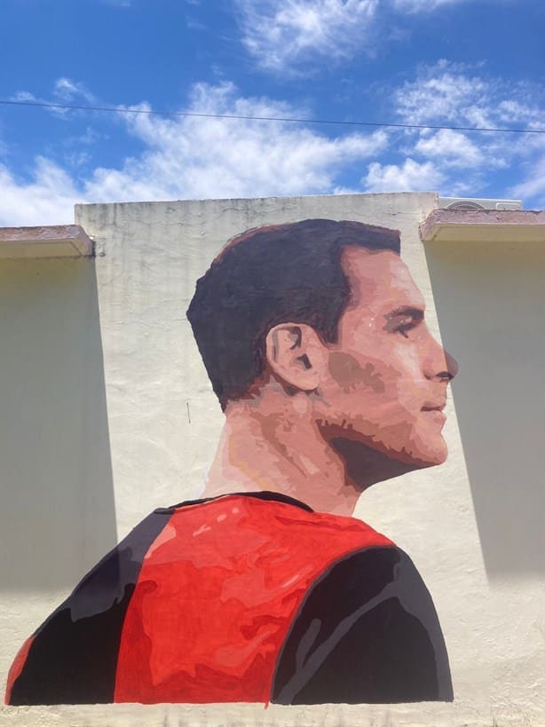 ¿Mural de Rafa Márquez en Veracruz? Artista realiza homenaje; exfutbolista reacciona en redes