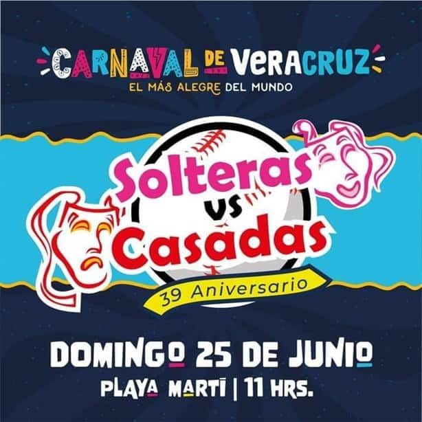 Alistan partido de Solteras VS Casadas este domingo previo al Carnaval de Veracruz 2023