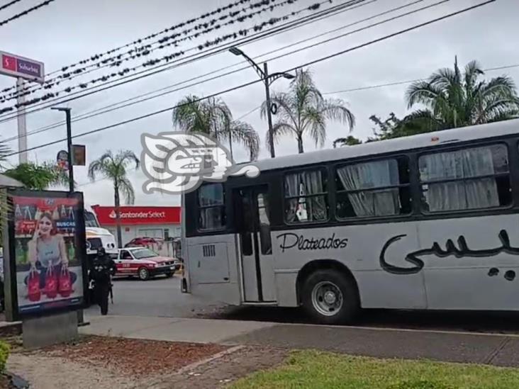 Se impactan autobuses en bulevar Córdoba-Fortín; hay 12 lesionados