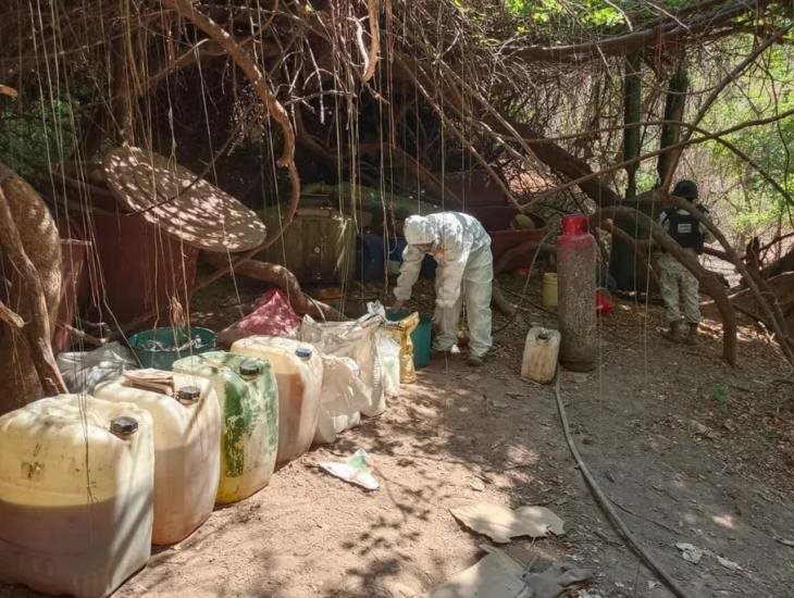 Desmantelan laboratorio clandestino en Sinaloa