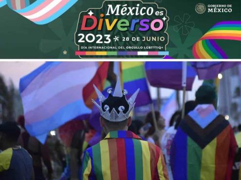 Dependencias se suman al Pride; el arcoíris cubrió sus logotipos