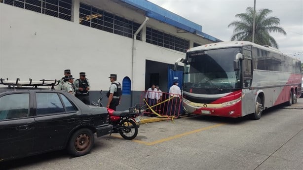 Aseguran a 125 migrantes en la autopista Córdoba- Puebla; detienen a chofer (+Video)