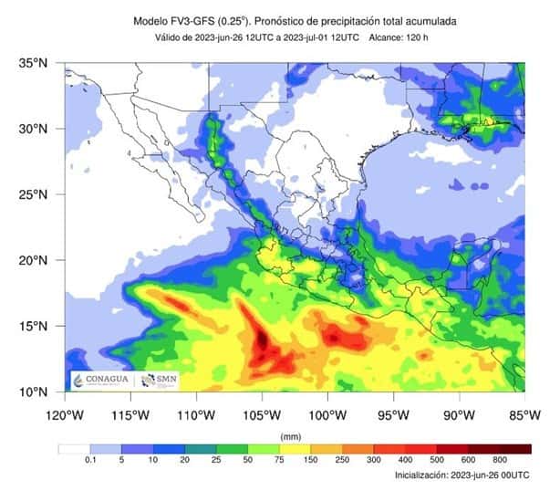 ¡A tomar precauciones! Pronóstico extendido por ondas tropicales en el país