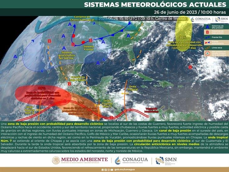 ¡A tomar precauciones! Pronóstico extendido por ondas tropicales en el país