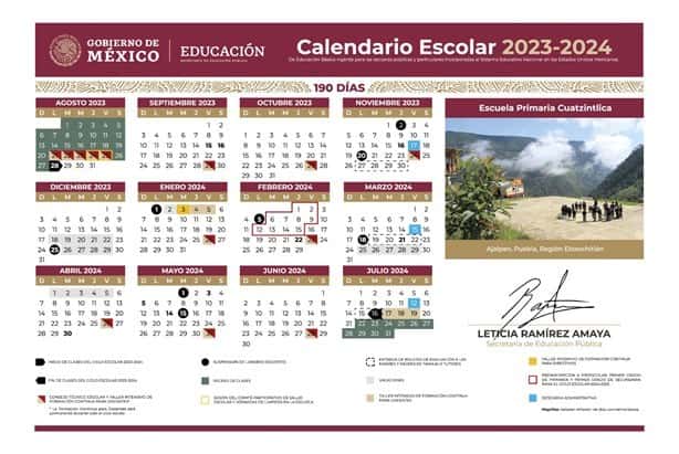 Calendario escolar 2023 a 2024: ¿Cuándo inician las vacaciones?