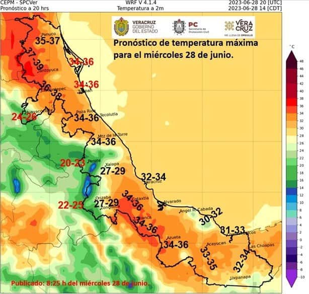 Continúan las lluvias en la región  Xalapa; checa a cuántos grados estamos