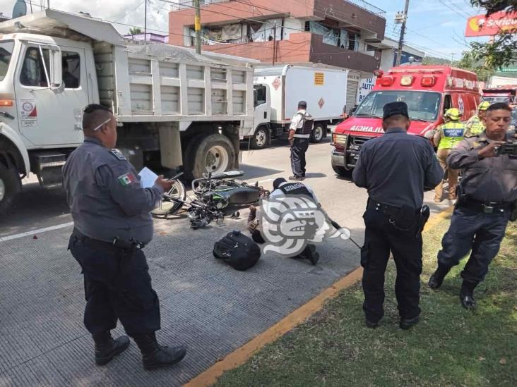 Oficial del IPAX, severamente lesionado tras ser atropellado en Orizaba