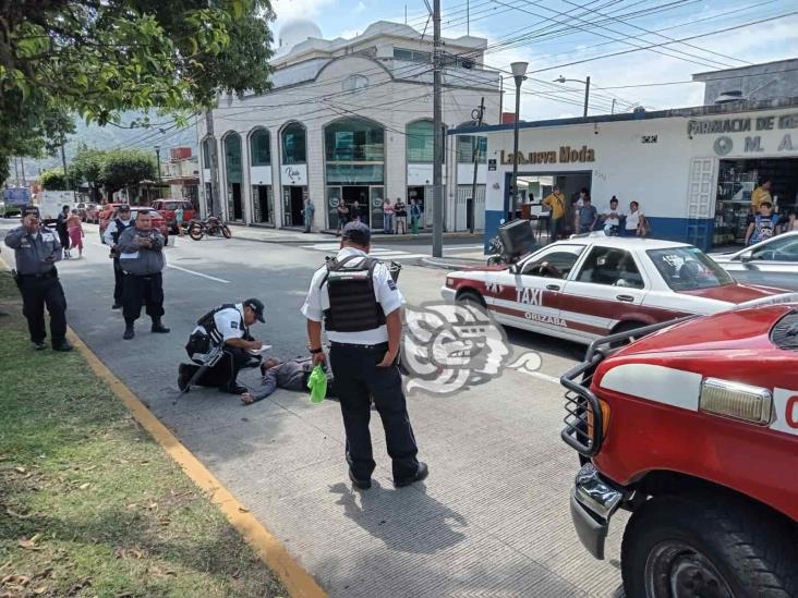 Oficial del IPAX, severamente lesionado tras ser atropellado en Orizaba