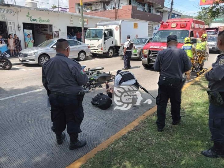 Oficial del IPAX, severamente lesionado tras ser atropellado en Orizaba