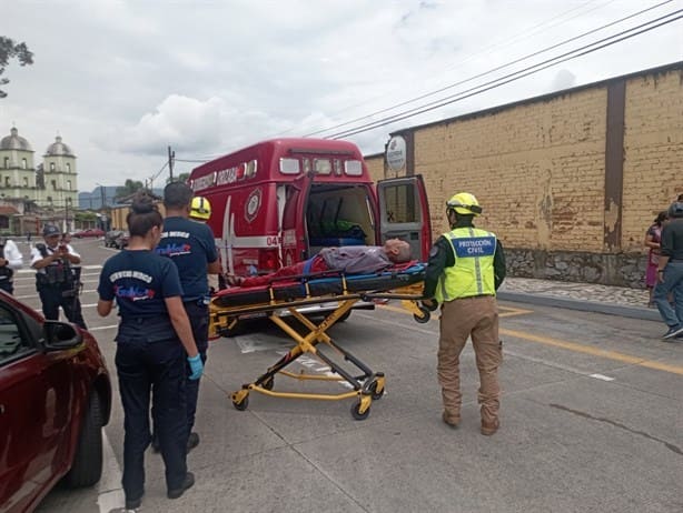 Intentaba cruzar la calle; terminó atropellado en Orizaba