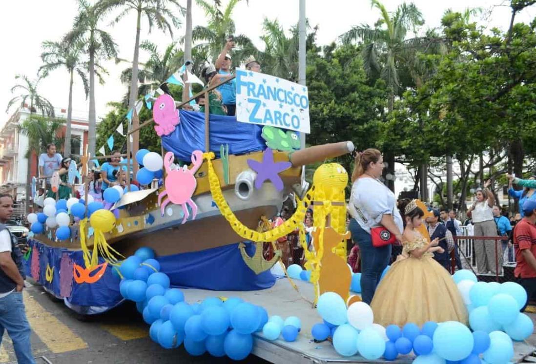 Realizan desfile infantil del Carnaval de Veracruz 2023 | VIDEO