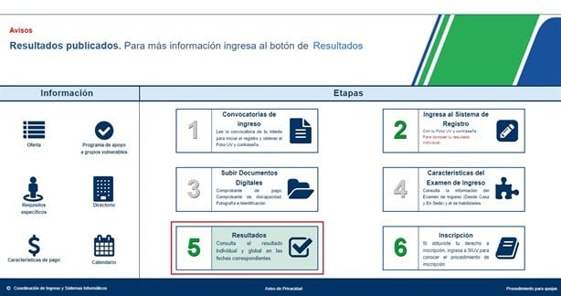 ¡Atento! Ya están disponibles los resultados del examen de la UV; así puedes consultarlos