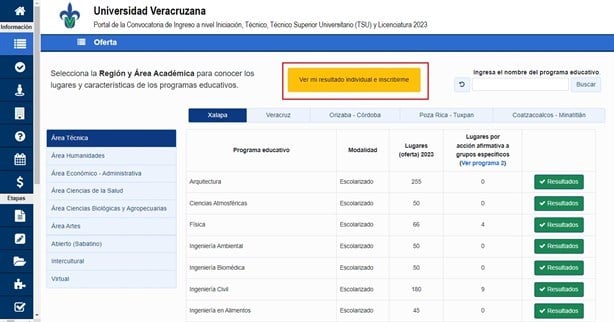 ¡Atento! Ya están disponibles los resultados del examen de la UV; así puedes consultarlos