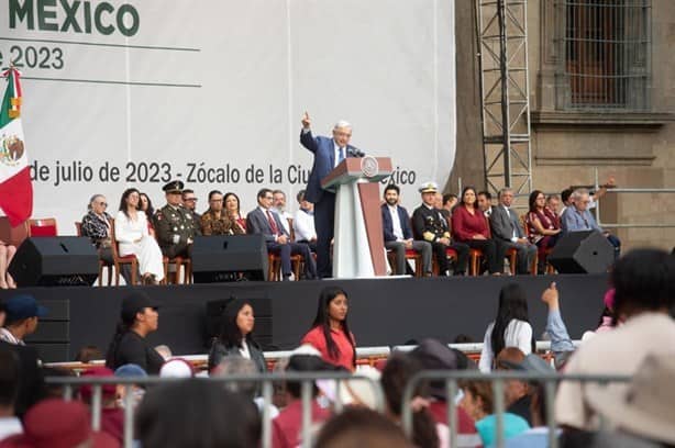 Marea imparable, 4T más fuerte que nunca: AMLO congrega multitudes en CDMX