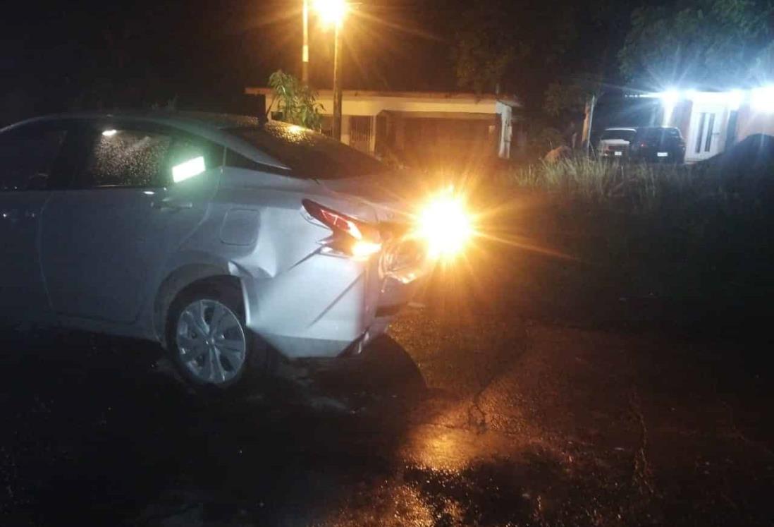 Aparatoso accidente en el tramo carretero Tierra Blanda-La Tinaja