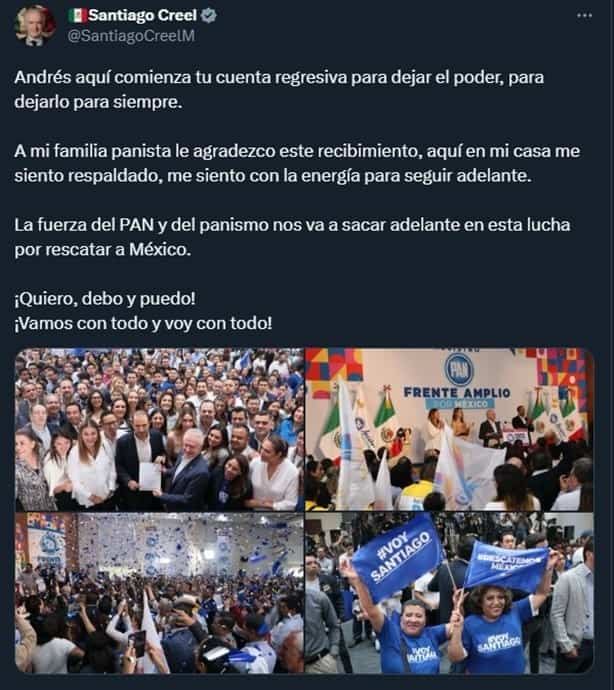 Xóchitl Gálvez, Creel, Quadri y Jorge Luis Preciado buscarán candidatura de Va x México