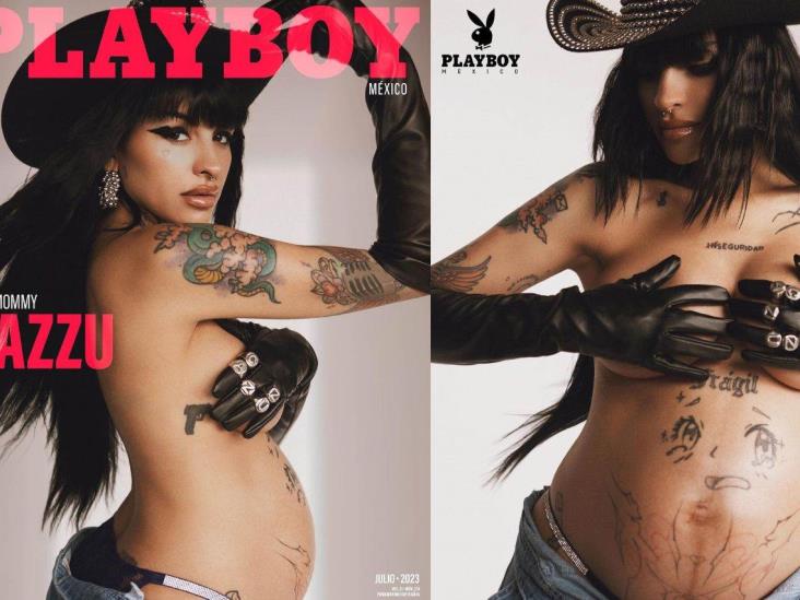 Cazzu deslumbra en sesión de fotos para Playboy