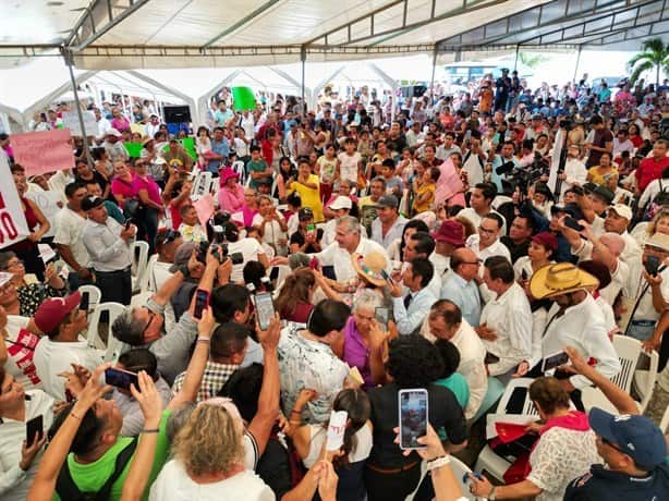 AMLO ha cumplido el 99% de sus promesas, destaca Adán Augusto en Veracruz
