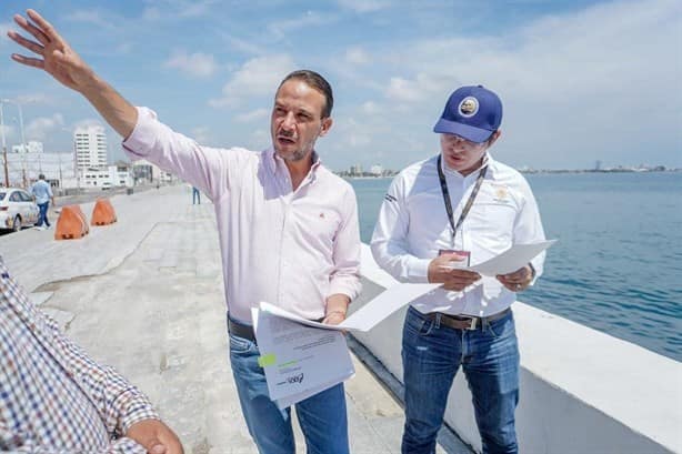 Dirección de Puertos inspecciona bulevar de Boca para iniciar su rehabilitación