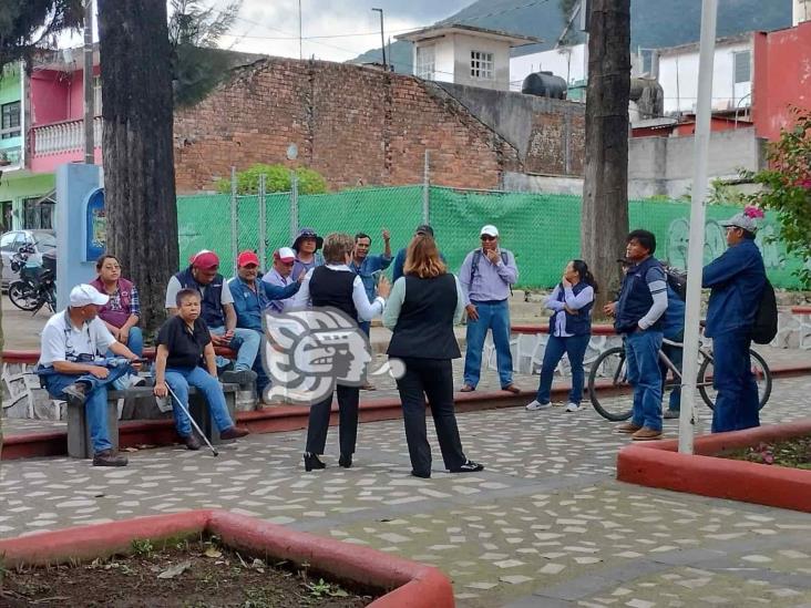 Protestan sindicalizados del sistema de aguas de Río Blanco
