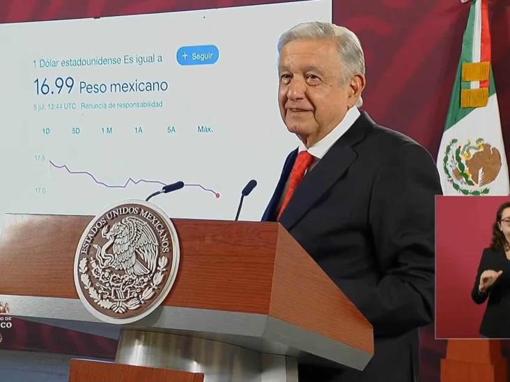 “No sucedía en décadas”: AMLO sobre apreciación del peso