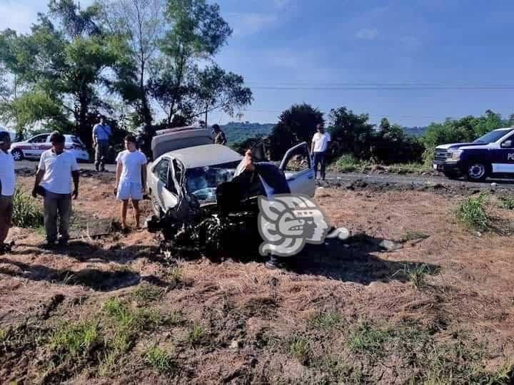 Se registra tremendo choque en la Amozoc-Nautla