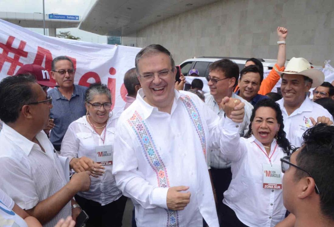 La oposición está destinada al fracaso: Marcelo Ebrard en Veracruz