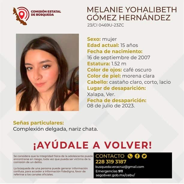 Buscan a dos jóvenes desaparecidas en Xalapa; una es menor de edad