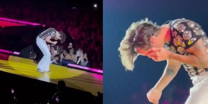 Fan golpea a Harry Styles en el ojo en pleno concierto (+Video)