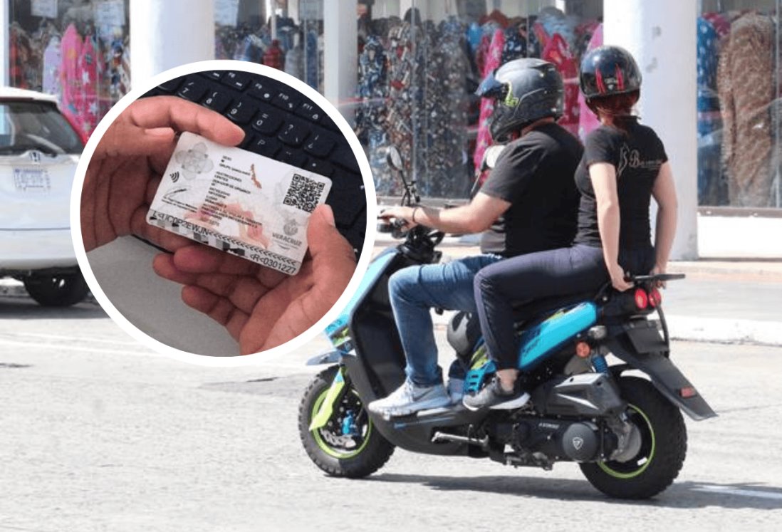 ¿Cuánto cuesta una licencia para conducir moto en Veracruz?