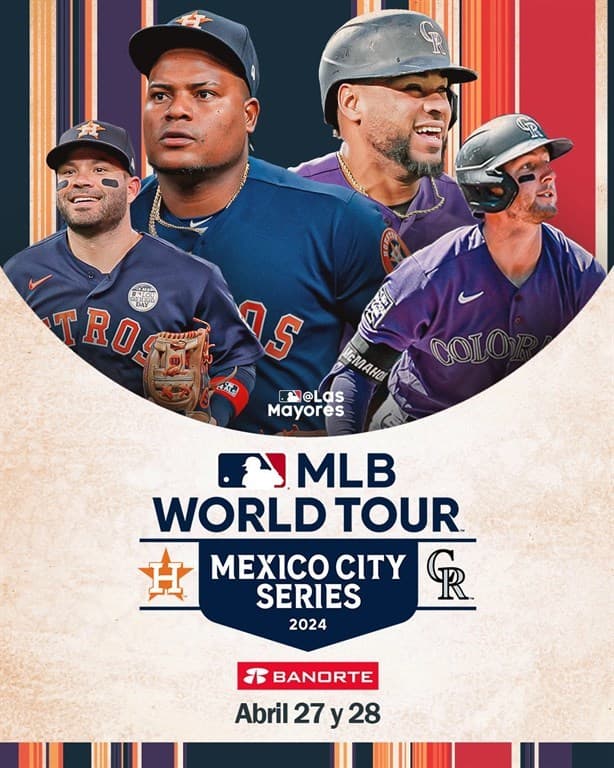 Jugarán Astros contra Rockies en México en 2024