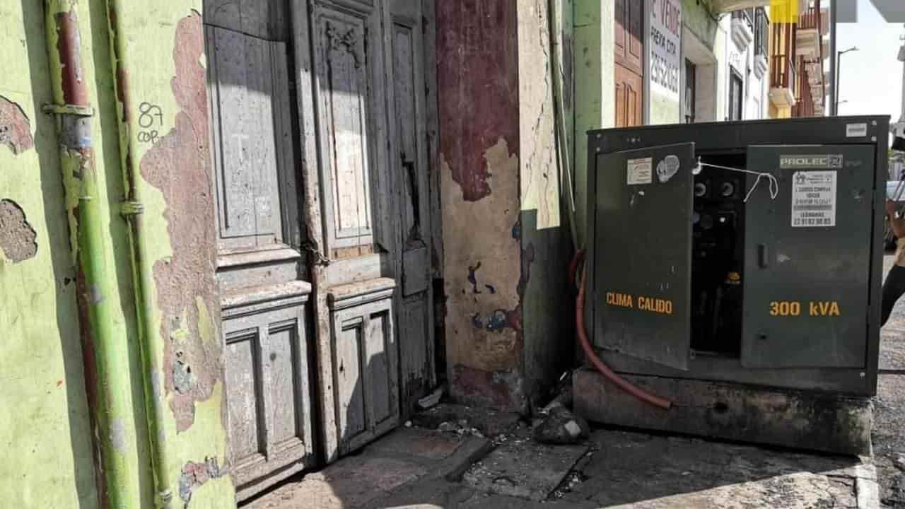 Quitarán transformadores en banquetas de Veracruz para reinstalarlos subterráneos