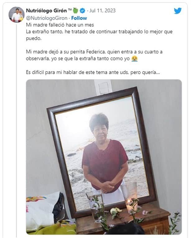 Perrita conmueve las redes al visitar el cuarto de su dueña fallecida