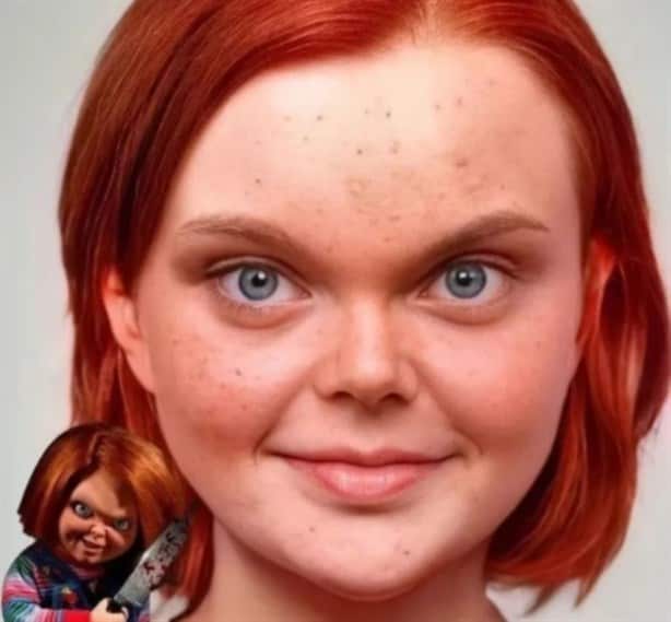 ¡Qué miedo! así lucen Chucky y su novia como humanos, según la Inteligencia Artificial
