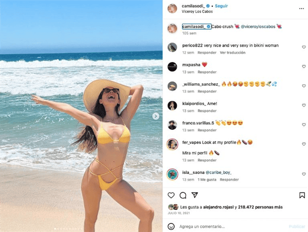 Camila Sodi enciende las redes con sus looks para el calor