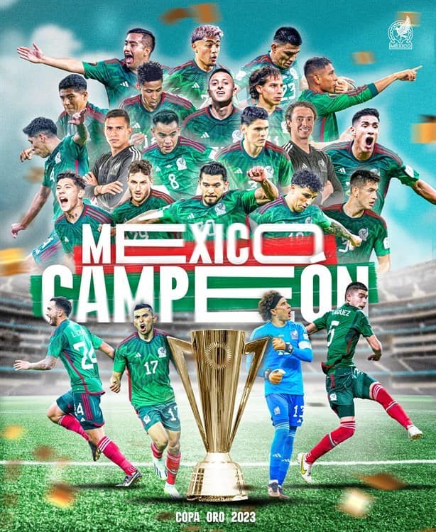 Se corona México en la Copa Oro 2023