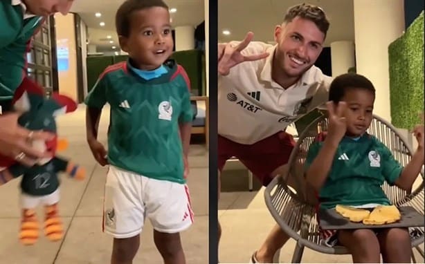 Magia del fútbol y quesadillas: Xavian vive día de ensueño con el Tri