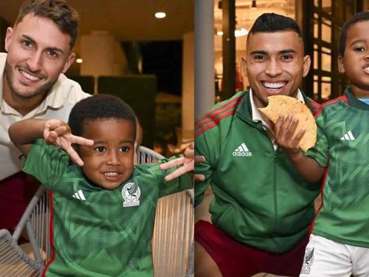 Magia del fútbol y quesadillas: Xavian vive día de ensueño con el Tri