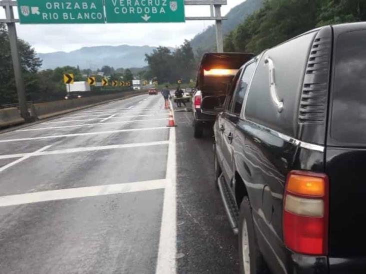 Muere hombre atropellado en la autopista 150D Puebla-Orizaba