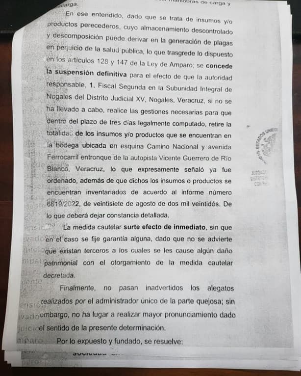 ¿Qué ha pasado con la bodega asegurada por la FGE Veracruz en Río Blanco?