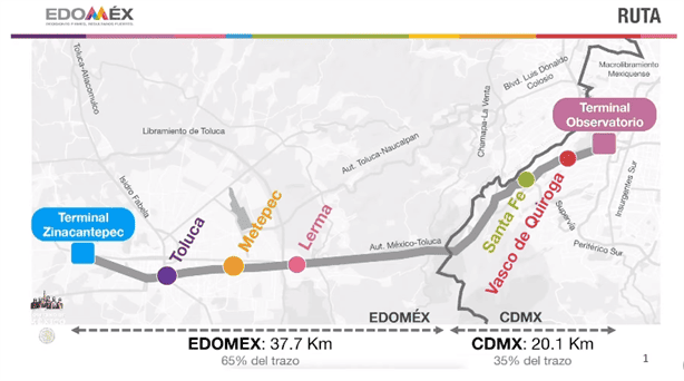 Tren México-Toluca mejorará la movilidad entre la CDMX y el Edomex