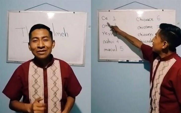 Profesor de Tlaxcala rescata el idioma náhuatl a través de TikTok