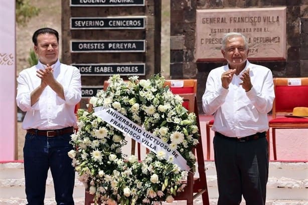 AMLO conmemora el 100 aniversario luctuoso del revolucionario Francisco Villa