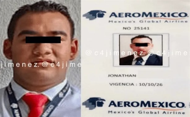 Fingió ser empleado de Aeroméxico por seis meses y terminó preso