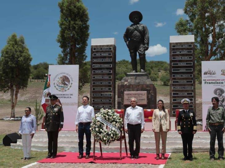 Preside AMLO 100 Aniversario Luctuoso de Francisco Villa