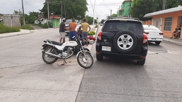 Motociclista es atropellado por camioneta en Soledad de Doblado