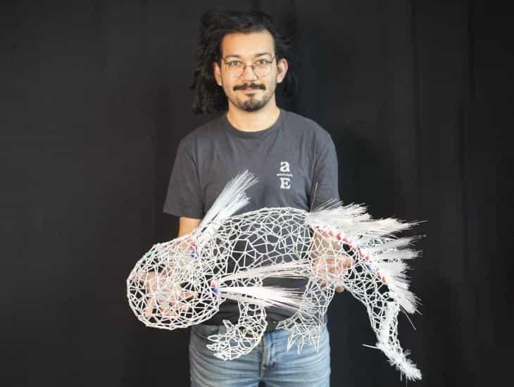 Conoce a Ricardo Martínez Riick, el mexicano que llevará escultura de ajolote al Festival Burning Man