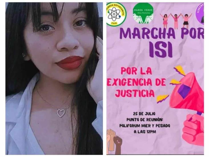 Marcharán para exigir justicia para Isabel, estudiante de la UV asesinada en Fortín