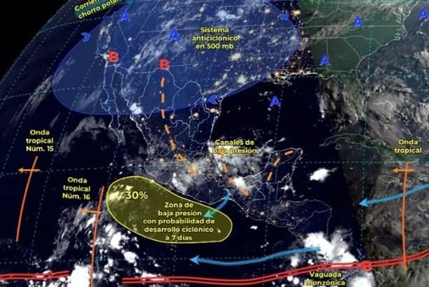 ¡Atento! Monzón mexicano dejará fuertes lluvias en estos estados del país