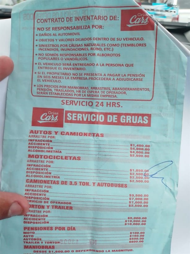 ¿Te decomisaron tu auto en un retén de tránsito de Veracruz? Esto podría costarte el arrastre